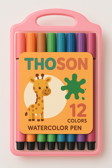 Pack de Recarga de Marcadores de 12 Colores – Thoson Bot