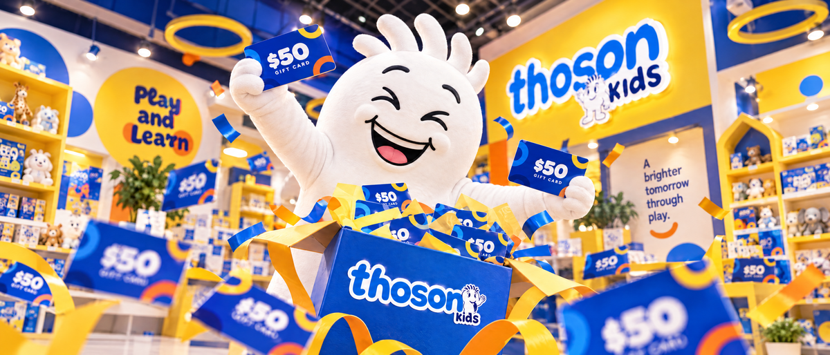 Gifts under 50 dollars at the Thoson kids store