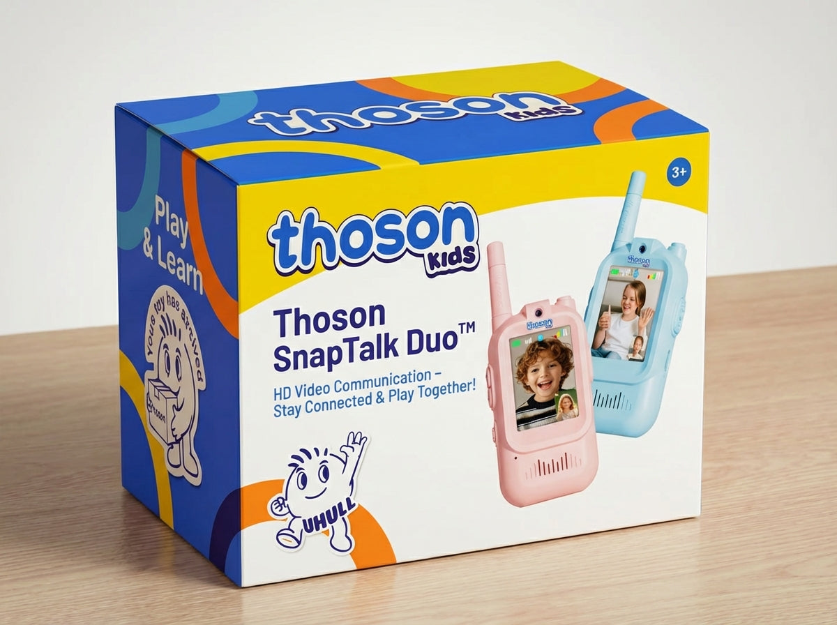 Kids Video Walkie-Talkies 2-Pack – Thoson SnapTalk Duo