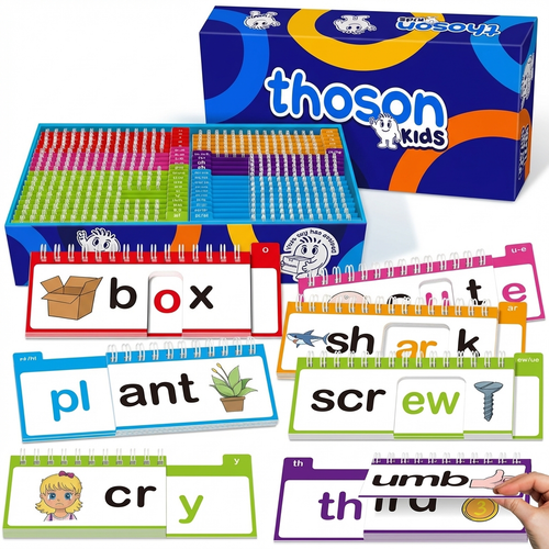 Phonics Flip Books for Early Readers – Thoson Lingo, 40 Read Phonics Flip Books for Early Readers – Thoson Lingo, 40 Read