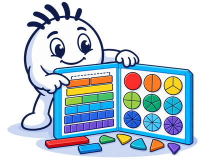 Mascot comparing FracSnap fraction bars
