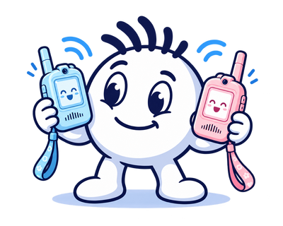 Mascot switching on both SnapTalk Duo handsets