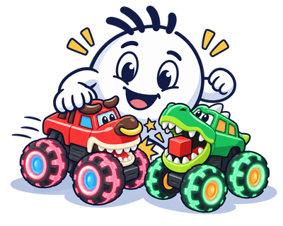 TurboMonster trucks chomping and crashing