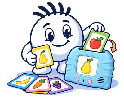 Mascot flipping a WordPlay card